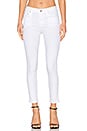 view 1 of 4 JEAN SKINNY CROPPED TAILLE HAUTE ROCKET CROP in Sculpt White