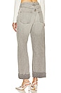 view 4 of 5 Ayla Baggy Cuffed Crop in Quartz Grey
