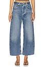 view 1 of 6 Ayla Undone Hem Crop in Telegraph