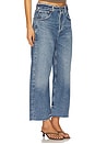 view 2 of 6 Ayla Undone Hem Crop in Telegraph