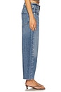 view 3 of 6 Ayla Undone Hem Crop in Telegraph