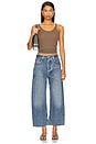view 5 of 6 Ayla Undone Hem Crop in Telegraph