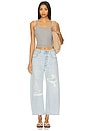 view 5 of 6 Ayla Cut Hem Crop Jeans in Vaquero