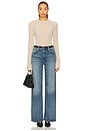 view 5 of 6 Lyra Wide Leg Jeans in Cooper