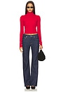 view 5 of 6 Genova Low Rise Boot Jeans in Helia