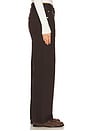 view 3 of 6 Lindz Low Rise Easy Straight Jeans in Carob