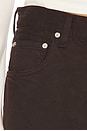 view 6 of 6 Lindz Low Rise Easy Straight Jeans in Carob