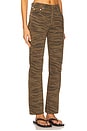 view 2 of 6 Blaine Vintage Straight Jeans in Olivine Zebra