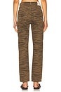 view 4 of 6 Blaine Vintage Straight Jeans in Olivine Zebra