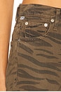 view 6 of 6 Blaine Vintage Straight Jeans in Olivine Zebra