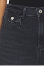 view 6 of 6 Issy Wide Leg Jeans in Washed Black