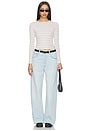 view 5 of 6 Ayla Baggy Jeans in Lighthouse