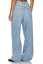 view 3 of 4 Petite Brynn Drawstring Jeans in Blue Lace