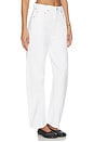 view 2 of 6 Miro Long Relaxed Jeans in Soft White