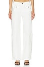 view 1 of 6 Nora Patch Pocket Trouser Jeans in Soft White