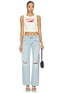 view 5 of 6 Lindz Easy Straight Jeans in Damaris