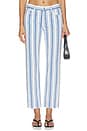 view 1 of 6 Anissa Straight Leg Jeans in Mar Stripe