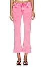 view 1 of 6 Goldie Kick Flare Ankle Jeans in Raspberry