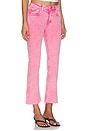 view 2 of 6 Goldie Kick Flare Ankle Jeans in Raspberry