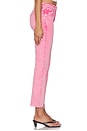 view 3 of 6 Goldie Kick Flare Ankle Jeans in Raspberry