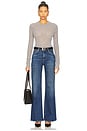 view 5 of 6 Kimberly 70s Petite Flare Jean in Cruise