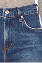 view 6 of 6 Kimberly 70s Petite Flare Jean in Cruise
