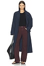 view 5 of 6 Lindz Easy Straight Jean in Burgundy