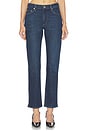 view 1 of 6 Savannah Cigarette Jean in Dark Indigo
