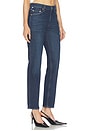 view 2 of 6 Savannah Cigarette Jean in Dark Indigo