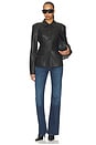 view 6 of 6 Lilah High Rise Bootcut Jean in Moonlight