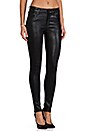 view 2 of 3 Rocket High Rise Coated Skinny in Black