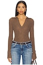 view 1 of 4 Simone Polo Sweater in Mushroom