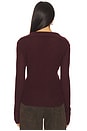 view 3 of 4 Simone Polo Sweater in Burgundy