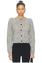 view 1 of 4 Odette Cardigan Sweater in Heather Grey