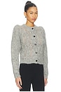 view 2 of 4 Odette Cardigan Sweater in Heather Grey