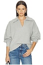 view 1 of 4 Trapeze Pullover in Heather Grey