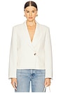 view 1 of 4 Coren Cropped Blazer in Cream