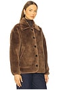 view 3 of 5 Astrid Sherpa Jacket in Warm Tan