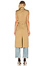 view 4 of 4 Sleeveless Trench in Beige