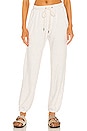 view 1 of 4 Laila Casual Fleece Pant in Oatmeal