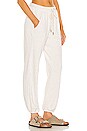 view 2 of 4 Laila Casual Fleece Pant in Oatmeal