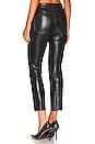 view 3 of 4 Jolene High Rise Vintage Slim Recycled Leather in Black