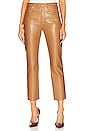 view 1 of 4 Jolene High Rise Vintage Slim Recycled Leather in Camel