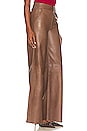 view 2 of 4 Beverly Leather Slouch Boot Trouser in Taupe