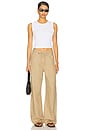 view 5 of 6 Brynn Drawstring Trouser in Gobi