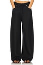view 1 of 6 Brynn Drawstring Trouser in Black