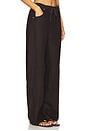 view 2 of 6 Brynn Drawstring Trouser in Chocolate