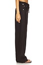 view 3 of 6 Brynn Drawstring Trouser in Chocolate