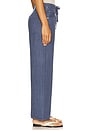 view 3 of 6 Brynn Drawstring Trouser in Dark Indigo Stone