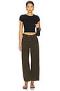 view 5 of 6 CARGO CROPPED AYLA in Dark Olive